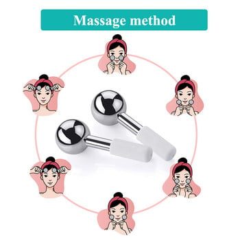 Ice Globes For Face Eyes & Body Unbreakable Cryo Sticks Facial Cold Roller for Face Cooling Skin Care Massage Tool for πρήξιμο