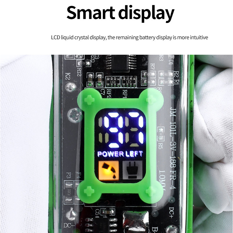 Profesionali plaukų kirpimo mašinėlė vyrams permatoma plaukų kirpimo mašinėlė LED elektrinė barzdos kirpimo mašinėlė, įkraunama USB plaukų kirpimo mašinų rinkinys