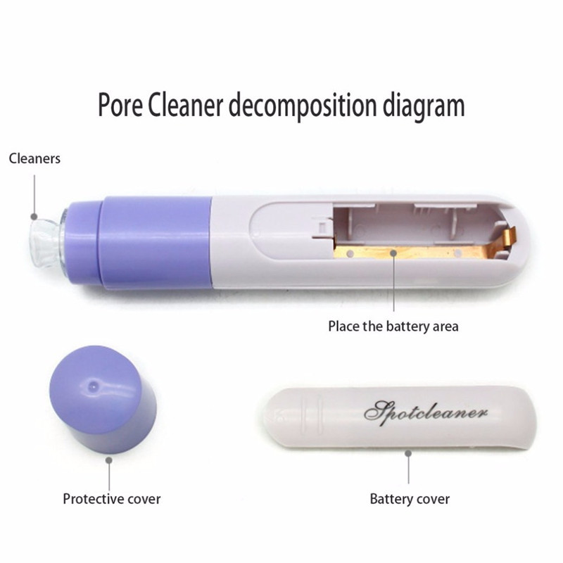 Mitesszer eltávolító vákuum akne pattanás fekete folt szívás arc pórus tisztító bőrápoló hámlasztó Dot Beauty Clean eszköz