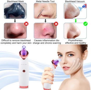 Electric Remover Pore Vacuum USB Επαναφορτιζόμενη ηλεκτρική σκούπα Blackhead Extractor Pore Skin Remover Beauty Tools