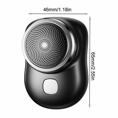 Kišeninio dydžio nešiojamas plaunamas mini elektrinis skustuvas Type-c Greitai įkraunamas kišeninis skustuvo folijos skustuvai plaukų kirpimo mašinėlė vyrams, moterims