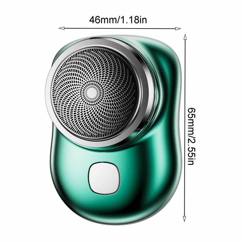 Kišeninio dydžio nešiojamas plaunamas mini elektrinis skustuvas Type-c Greitai įkraunamas kišeninis skustuvo folijos skustuvai plaukų kirpimo mašinėlė vyrams, moterims