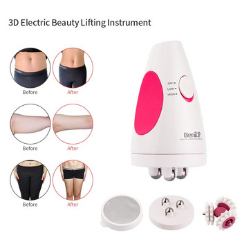 Μηχάνημα μασάζ Lose Weight Hand-held Massage 3D Roller Instrument Body Slimming Anticellulite Fat Burner Skin Tightening