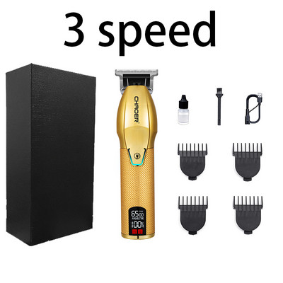 0 MM erős professzionális hajvágó RPO férfi pengéjű elektromos vágó újratölthető fodrász hajvágó szakállvágó borotvagép
