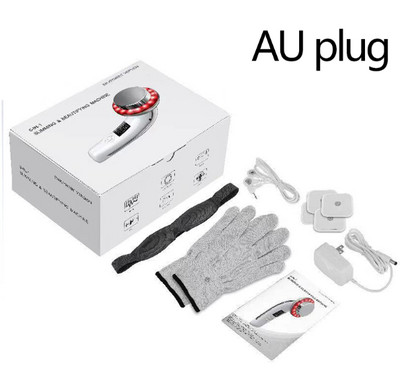 Mașină de modelare a corpului 6 în 1 EMS Masaj de slăbit pentru dispozitiv de îndepărtare a grăsimilor din stomac Dispozitiv de îngrijire a pielii cu lumină roșie albastră pentru brațul feței