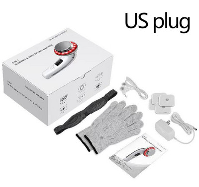 Mașină de modelare a corpului 6 în 1 EMS Masaj de slăbit pentru dispozitiv de îndepărtare a grăsimilor din stomac Dispozitiv de îngrijire a pielii cu lumină roșie albastră pentru brațul feței