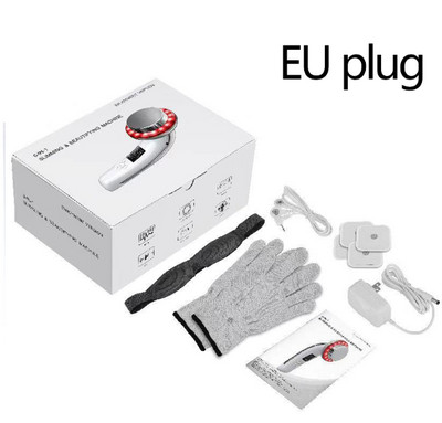 Mașină de modelare a corpului 6 în 1 EMS Masaj de slăbit pentru dispozitiv de îndepărtare a grăsimilor din stomac Dispozitiv de îngrijire a pielii cu lumină roșie albastră pentru brațul feței