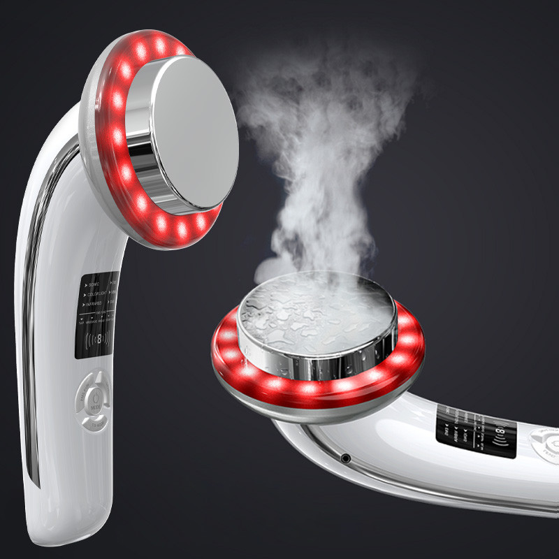 Mașină de modelare a corpului 6 în 1 EMS Masaj de slăbit pentru dispozitiv de îndepărtare a grăsimilor din stomac Dispozitiv de îngrijire a pielii cu lumină roșie albastră pentru brațul feței