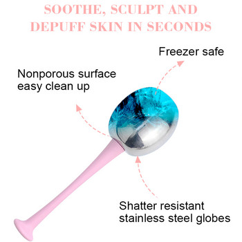 Facial Ice Globes Ανοξείδωτο ατσάλι Cooling Cryo Facial Spa Globes For Anti-aging Face Eye Massager Skin Care Tool for Beauty Care