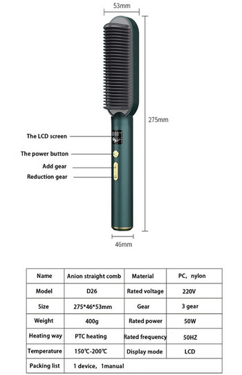 P3112 Professional Mini Electric With Hair Straightener Treatment New Arrival Vapor Hair Straightening Flat σίδερο