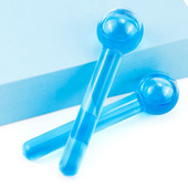 Glob de gheață pentru răcire facială, 2 bucăți, pentru roșeață, calmant, ameliorarea sinusurilor, ameliorarea durerilor de cap, instrument de îngrijire a pielii, masaj pentru ochi