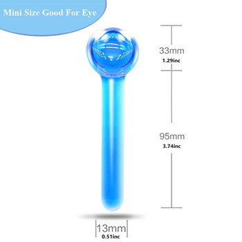 2 ΤΕΜ. Ice Facial Roller Ball Face Cooling Ice Globe για ερυθρότητα Καταπραϋντική ανακούφιση κόλπων από πονοκέφαλο Relief Εργαλείο περιποίησης δέρματος Εργαλείο μασάζ ματιών