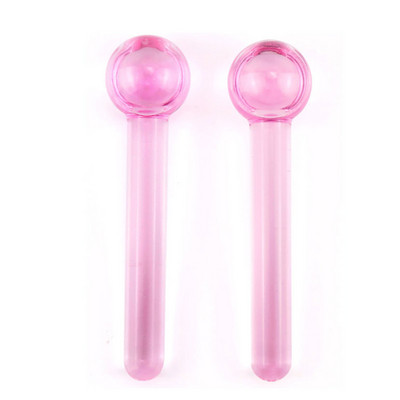 Glob de gheață pentru răcire facială, 2 bucăți, pentru roșeață, calmant, ameliorarea sinusurilor, ameliorarea durerilor de cap, instrument de îngrijire a pielii, masaj pentru ochi