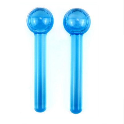 Glob de gheață pentru răcire facială, 2 bucăți, pentru roșeață, calmant, ameliorarea sinusurilor, ameliorarea durerilor de cap, instrument de îngrijire a pielii, masaj pentru ochi