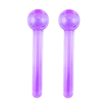 Glob de gheață pentru răcire facială, 2 bucăți, pentru roșeață, calmant, ameliorarea sinusurilor, ameliorarea durerilor de cap, instrument de îngrijire a pielii, masaj pentru ochi