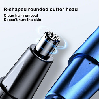 USB зареждане Тример за косми в носа Електрически тример за вежди Епилатори Висококачествен екологичен тример за нос
