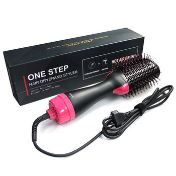 Ηλεκτρικό ισιωτικό μαλλιών Θερμαινόμενη χτένα για μπούκλες Επαγγελματικό κομμωτήριο One Step Dry/Wet Two Χρησιμοποιώντας βούρτσα για πιστολάκι μαλλιών