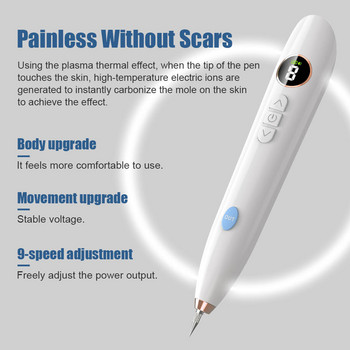 Laser Plasma Pen Profesional Skin Care Beauty Tool Jato De Plasma Μαύρη κουκκίδα με πόρους δέρματος Αφαίρεση μαύρων στιγμάτων Αφαίρεση τατουάζ κονδυλωμάτων