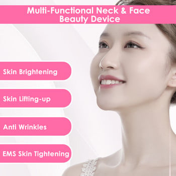 EMS Neck Anti Wrinkle Face Lifting Devices Beauty Devices LED Photon Therapy Skin Tighten Facial Massager Εργαλεία αφαίρεσης διπλού πηγουνιού