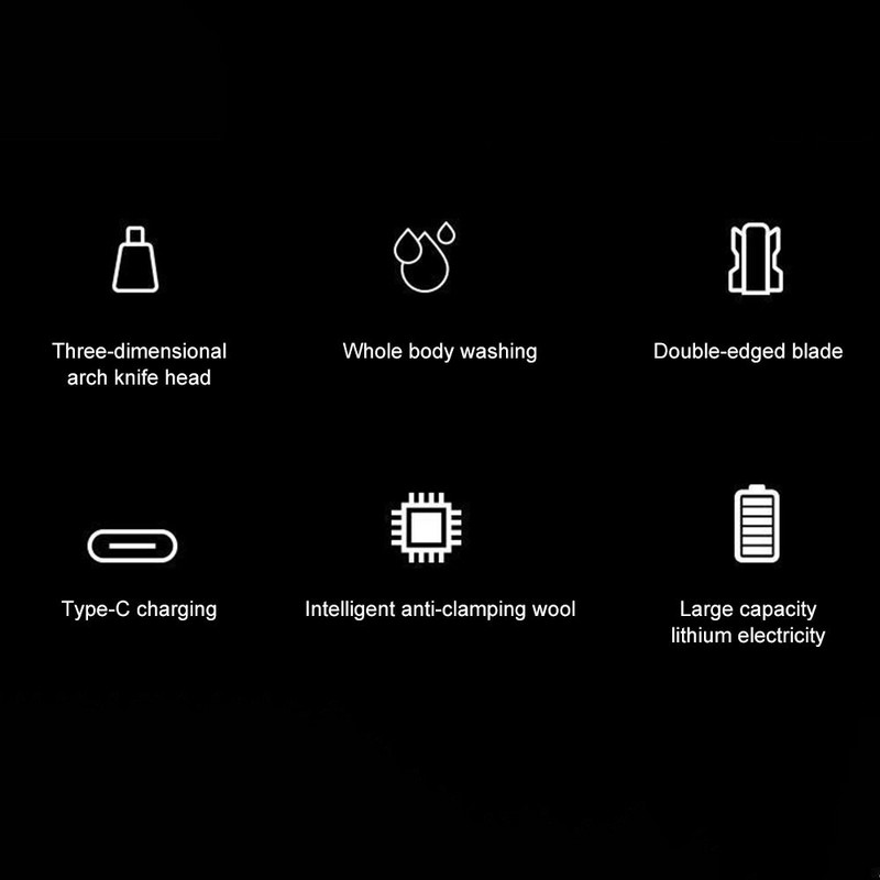 Instrument electric portabil pentru îngrijirea feței, ras reîncărcabil pentru îndepărtarea părului, aparatul de tuns pentru păr