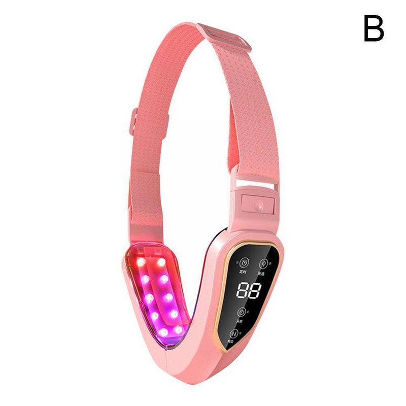 1db Arcmasszírozó LED fotonterápiás arc karcsúsító arc arc arc dupla vibrációs eszközök lift arc V-alakú lift L7U5