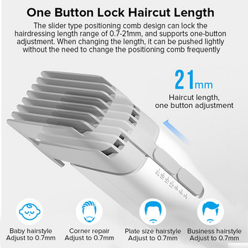 ENCHEN Boost USB Electric Hair Clippers Trimmers For Men Ενήλικες Παιδικά Ασύρματα Επαναφορτιζόμενα Επαγγελματικό Μηχάνημα Κόπτη Μαλλιών