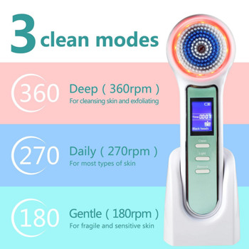 Electric Face Cleaners Face Cleansing Brush Pore Ceaner Spin Brush & Blackhead Remover Vacuum Face Spa Massager for Skin Care