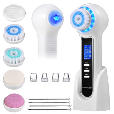 Elektromos arctisztítók Arctisztító kefe Pore Ceaner Spin Brush és mitesszer eltávolító Vákuumos arcmasszírozó bőrápoláshoz