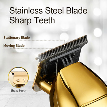 Gold S9 Професионална машинка за подстригване за мъже Тример за коса Бръснарница Електрическа машина за подстригване Машина за подстригване може да бъде нулева празнина