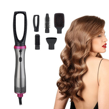 Professional 5 in 1 Hair Dryer Brush Dryer and Straightening Brush Electric Hair Styling Tool Automatic Hair Curler Dropshipping