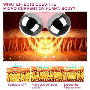 Φορητό μασάζ Μικρορεύματος Μηχανή ανύψωσης προσώπου Roller Tightening Beauty Remover Charging Rejuvenation περιποίηση δέρματος