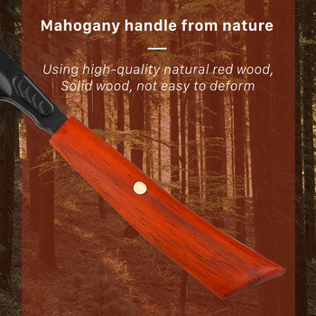 Ιαπωνικό ξυράφι φτερού από μαόνι ίσια λαβή Vintage χειροκίνητο Αλλαγή ξυραφιού ξυρίσματος λεπίδας Ρετρό πτυσσόμενο μαχαίρι και λεπίδες
