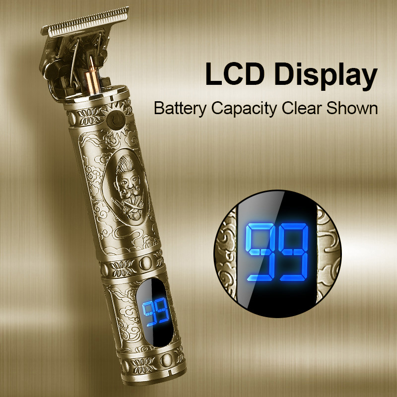 2021 Mașină de tuns mașină de tuns mașină electrică reîncărcabilă de tuns pentru bărbați, cu putere puternică, mașină de tuns barba TSLM1