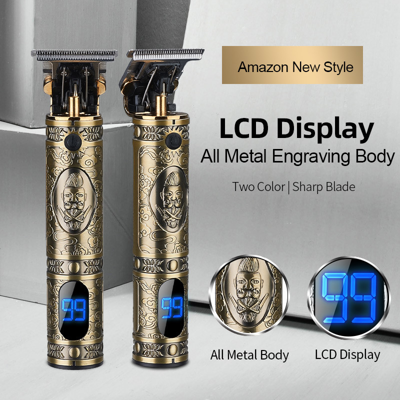 2021 Mașină de tuns mașină de tuns mașină electrică reîncărcabilă de tuns pentru bărbați, cu putere puternică, mașină de tuns barba TSLM1