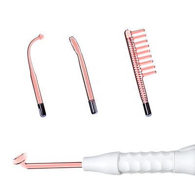 Tub portabil de sticlă de înaltă frecvență 7 în 1 Baghetă Violet cu raze roșii Electrozi pentru îndepărtarea petelor de acnee Îngrijirea pielii faciale Îngrijirea feței Parul Spa Frumusețe