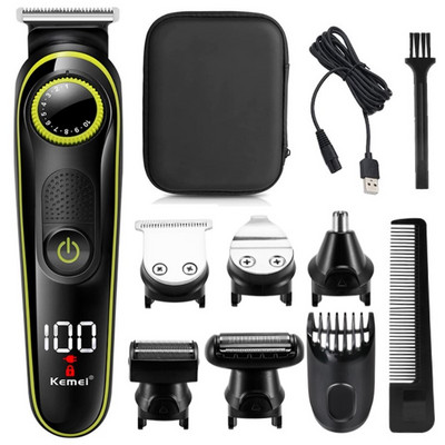 Aparat de tuns electric Trimmer multifunctional pentru barbati Aparat de ras electric pentru barbati Aparat de tuns nas KM-696 Masina de tuns