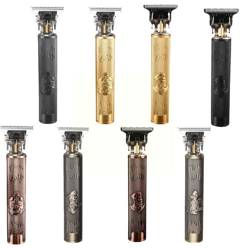 Ofertă fierbinte Mașină de tuns cu fir electrică de epocă Trimmer profesional pentru frizer pentru bărbați aparat de ras Brichetă de barbă C6N0