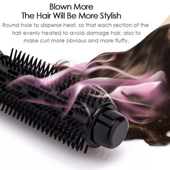 5-σε-1 Πολλαπλών λειτουργιών Εργαλεία Styling Μαλλιών Ένα Βήμα Στεγνωτήρα μαλλιών Χτένισμα Αρνητικό στυλ βούρτσας ζεστού αέρα για στέγνωμα Ισιωτικό μπουκλές