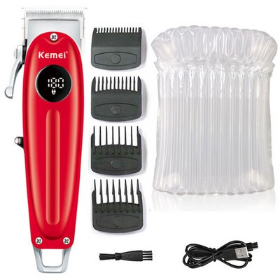 Kemei 1955 Laetav Barber Elektriline Juukselõikur Beard Pro Juukselõikur All Metal Finish Fade Blending Juukselõikusmasin