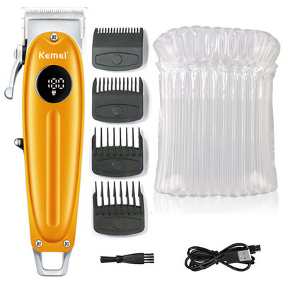 Kemei 1955 Laetav Barber Elektriline Juukselõikur Beard Pro Juukselõikur All Metal Finish Fade Blending Juukselõikusmasin