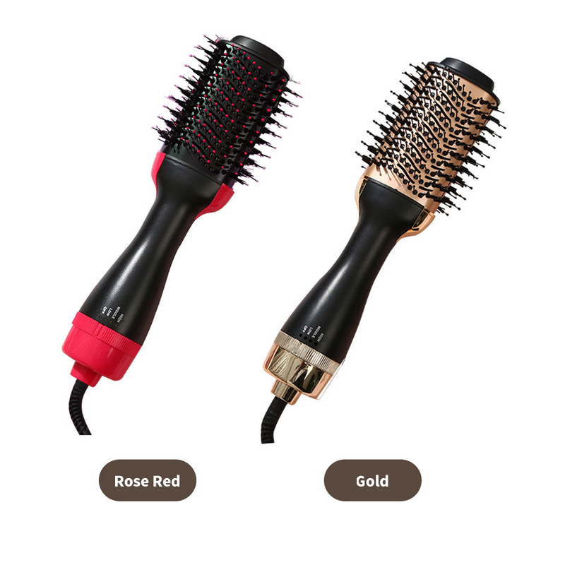 Blowout Electric Hot Air US Plug Styling Tool For Straighten Curl Hair Dryer Brush Volumizer 3 in 1 Negative Ionic Travel Salon