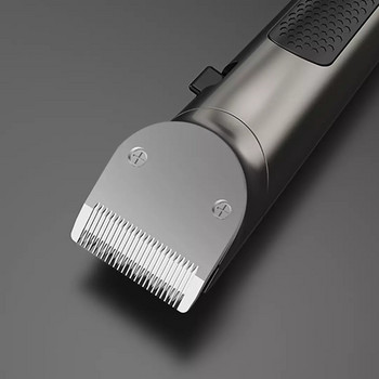 Професионална електрическа машинка за подстригване RIWA за мъже с LED екран Миеща се акумулаторна мъжка здрава стоманена глава