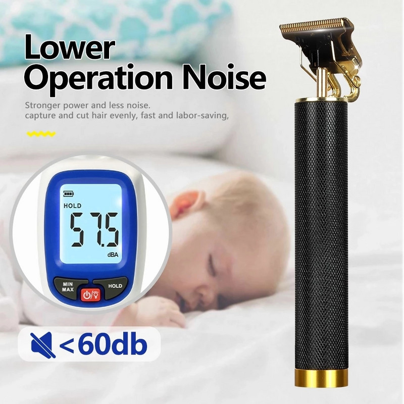 Set de tuns Kemei Trimmer electric Mașină de bărbierit fără fir 0mm Mașină de tuns frizer profesională pentru bărbați Aparat de bărbierit