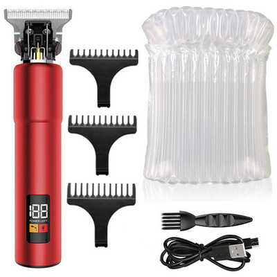 Mașină de tuns Kemei 1759, rezistentă la apă, 10W, pentru bărbați, toaletă complet metalică, mașină de tuns barbă electrică, pentru tăierea părului, reîncărcabilă