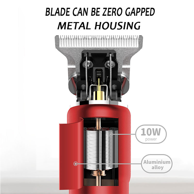 Mașină de tuns Kemei 1759, rezistentă la apă, 10W, pentru bărbați, toaletă complet metalică, mașină de tuns barbă electrică, pentru tăierea părului, reîncărcabilă