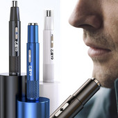 Električni trimer za brijanje za nos i uši Sigurna njega lica Punjivi trimer za dlake u nosu za muškarce Brijač za uklanjanje dlačica Alat za bradu