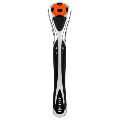 Qshave Black Silver Spider Man Razor Can Design Nume pe mâner se potrivește cu Quattro Titanium (1 buc. mâner, 1 buc. lamă X6 și 1 buc. lamă X5)