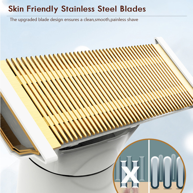 Aparat de bărbierit electric pentru femei Trimmer 5 în 1 pentru bikini Epilator de corp precis pentru sprâncene Zona intima Ras de păr pentru urechi