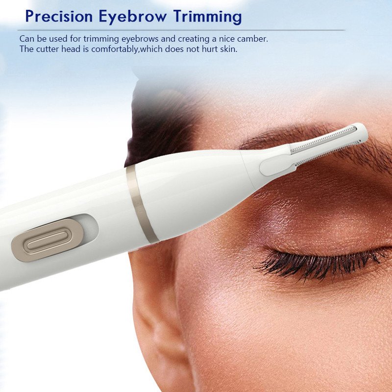 Aparat de bărbierit electric pentru femei Trimmer 5 în 1 pentru bikini Epilator de corp precis pentru sprâncene Zona intima Ras de păr pentru urechi