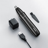 Hairscape elektriline nina juukselõikur meeste nina puhastav juukseeemaldaja USB laetav nina juuksekäärid naistele